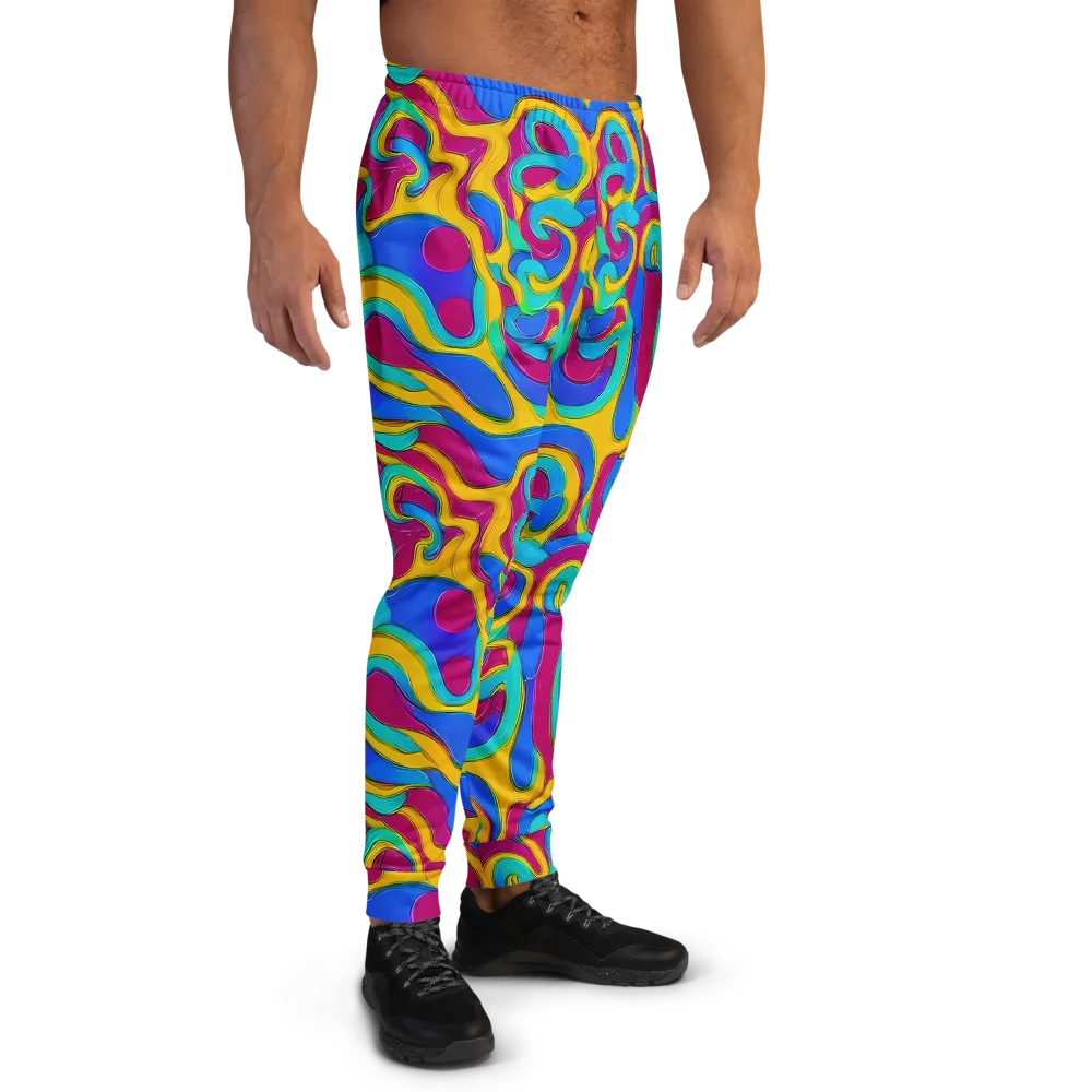 Kaleido Flow on Men's Joggers — Right