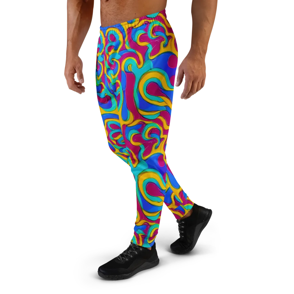 Kaleido Flow on Men's Joggers — Left