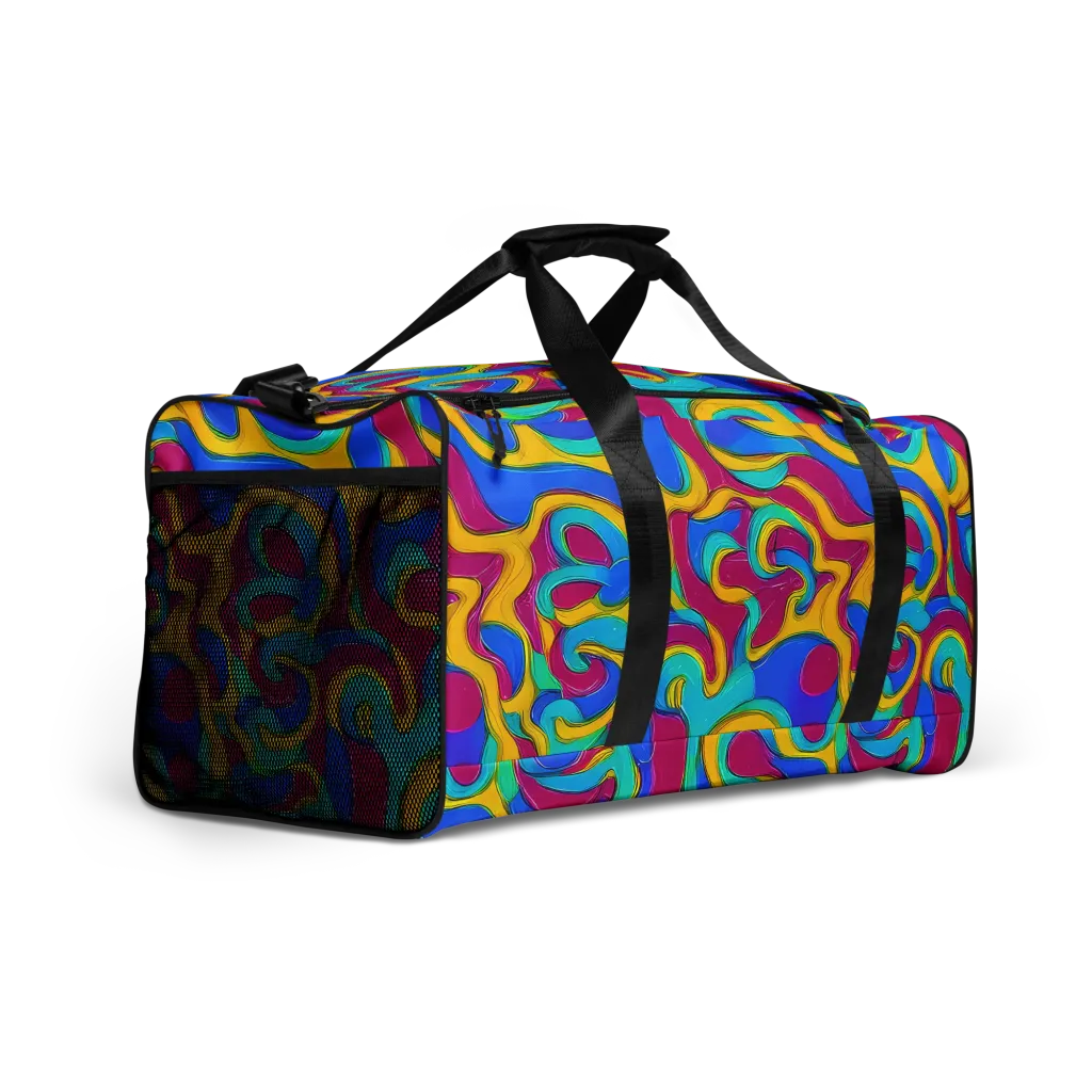 Kaleido Flow on Duffle Bag — Right Front