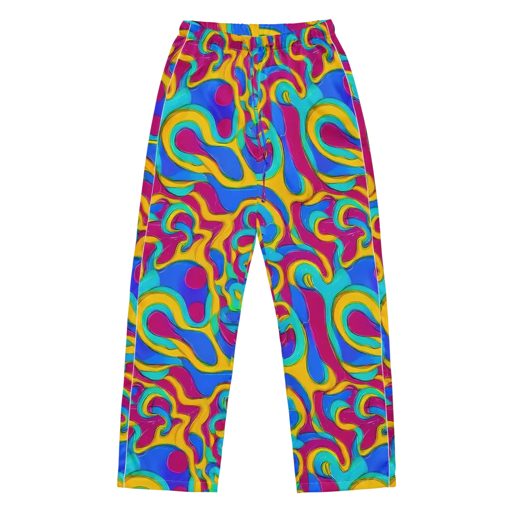 Kaleido Flow on Women's Pajama Pants — Front