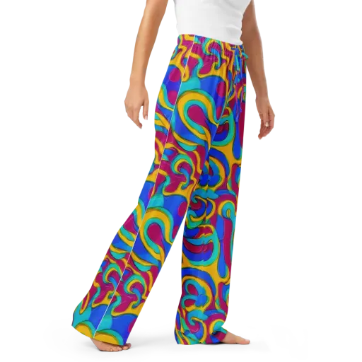 Kaleido Flow on a Women's Pajama Pants