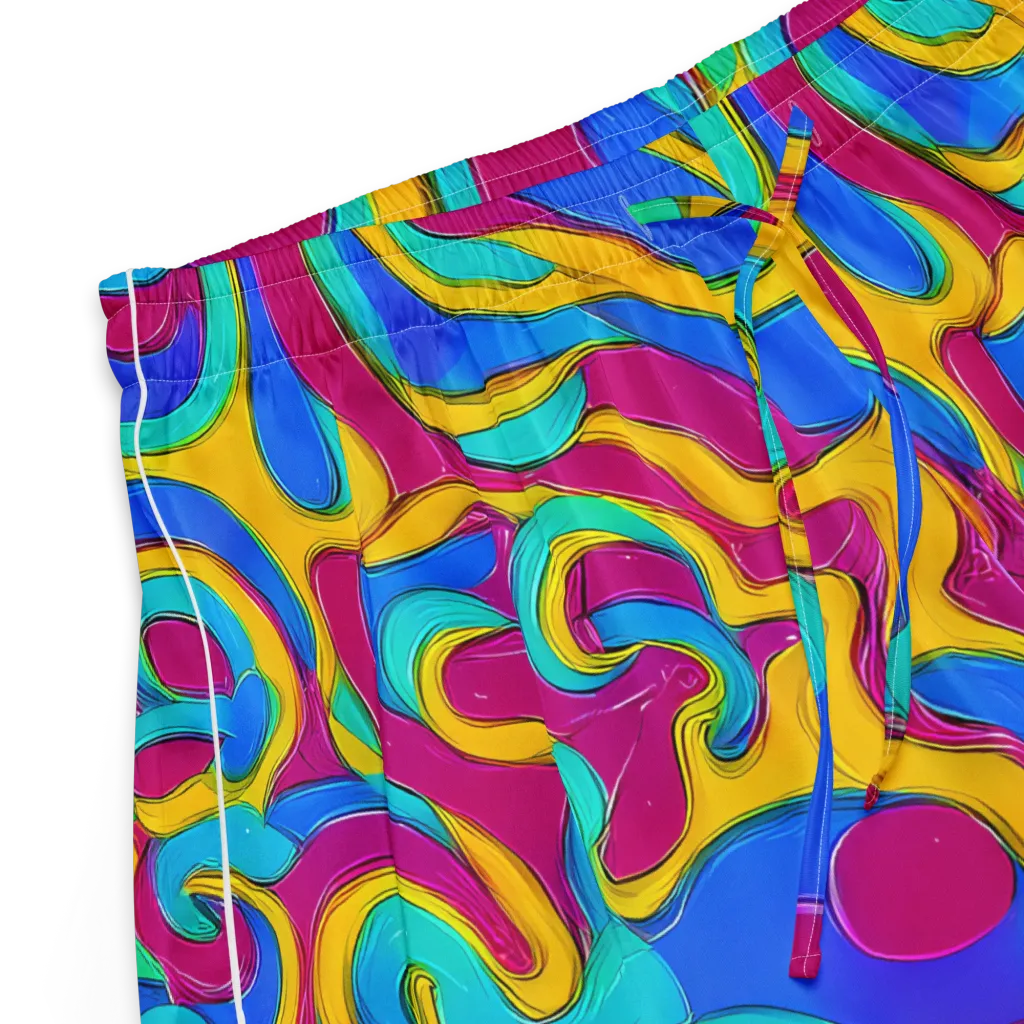 Kaleido Flow on Women's Pajama Shorts — Product details