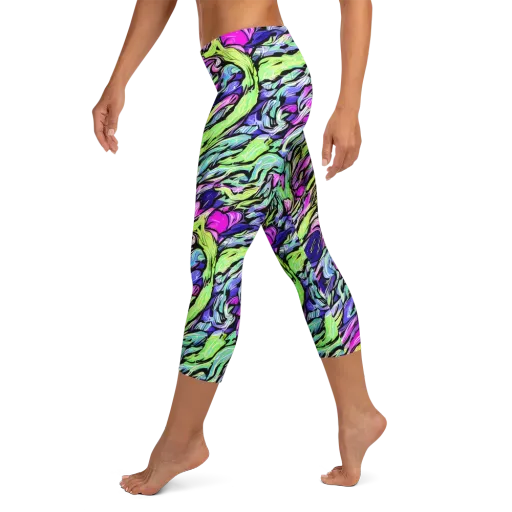 Fluoro Current on a Capri Leggings