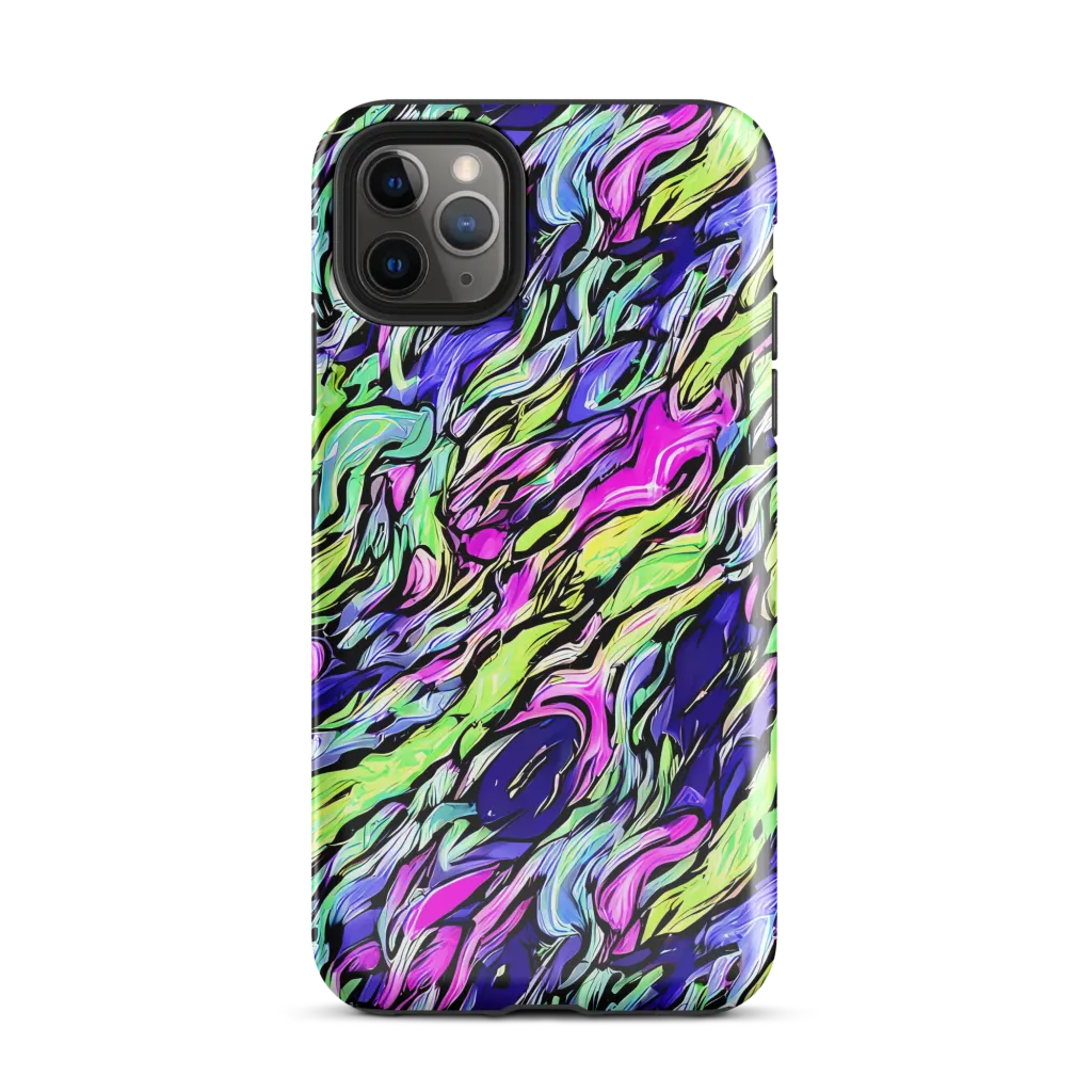 Fluoro Current on Tough Case for iPhone® — Front