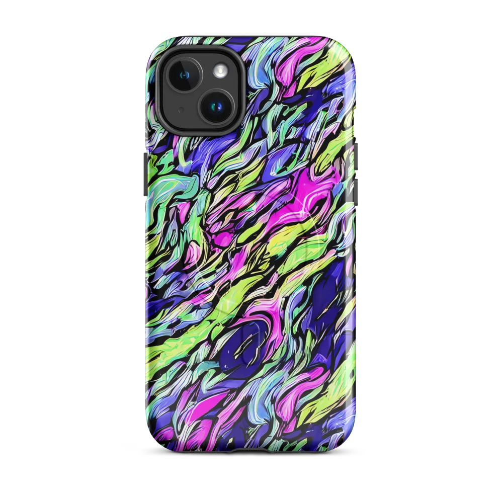 Fluoro Current on MagSafe Tough Case for iPhone® — Front