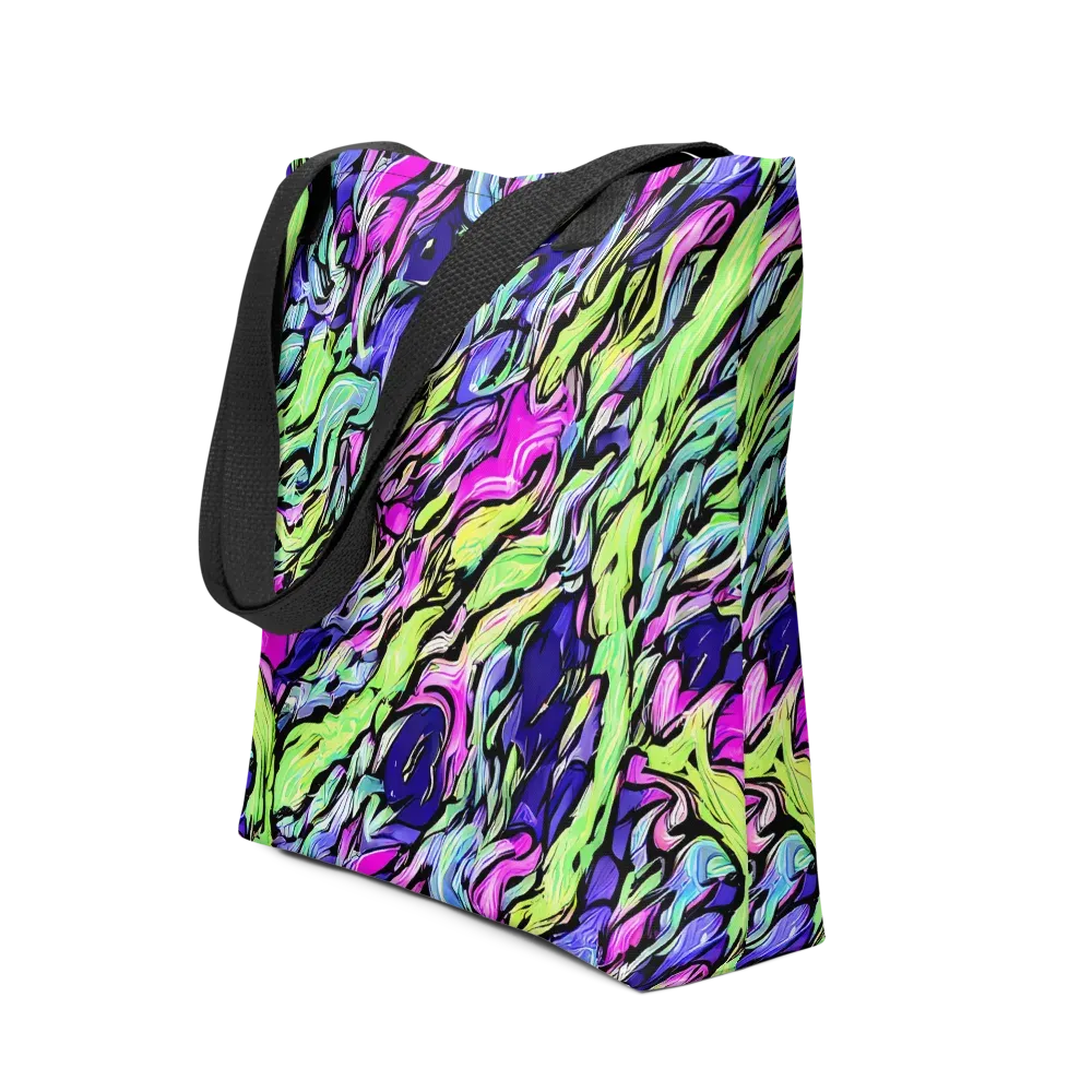 Fluoro Current on Tote Bag — Front