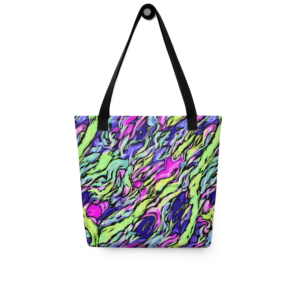 Fluoro Current on Tote Bag — Front
