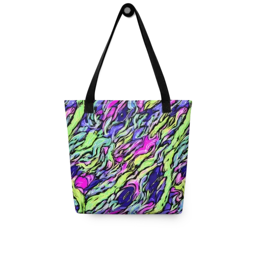 Fluoro Current on a Tote Bag