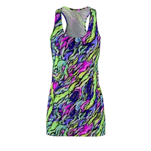 Fluoro Current on a Racerback Dress