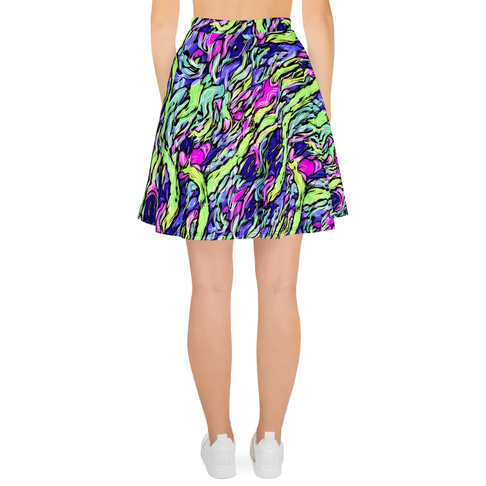 Fluoro Current on Skater Skirt — Back
