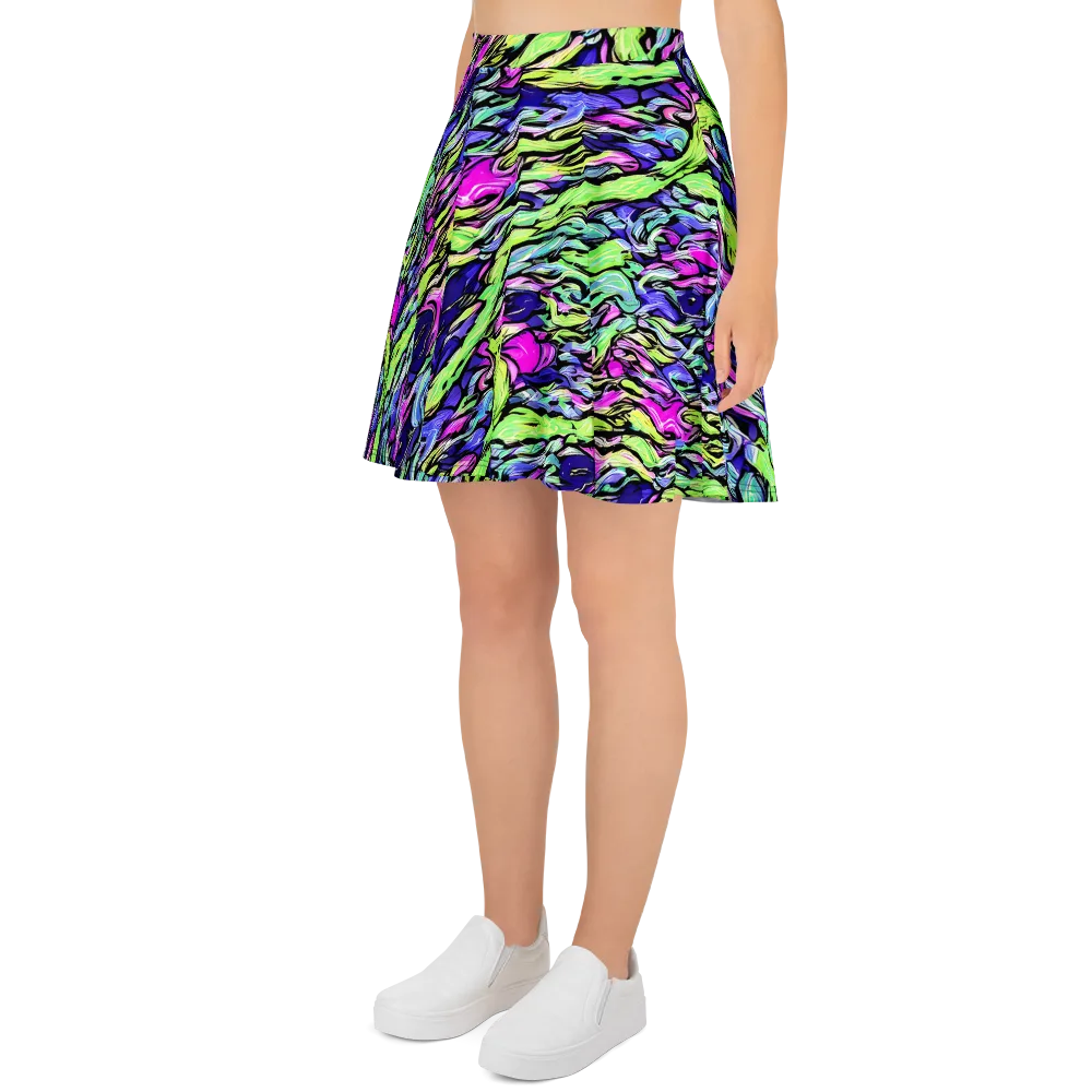 Fluoro Current on Skater Skirt — Left