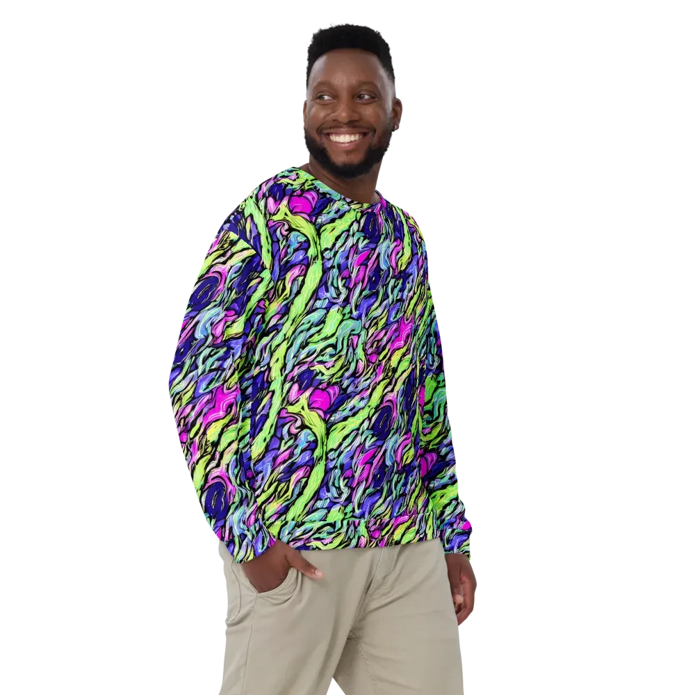 Fluoro Current on Sweatshirt — Front