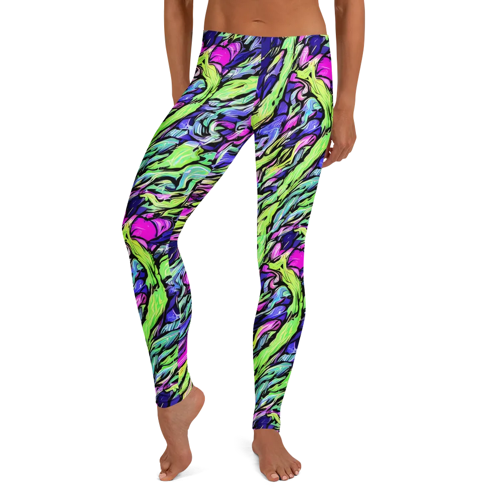 Fluoro Current on Leggings — Front