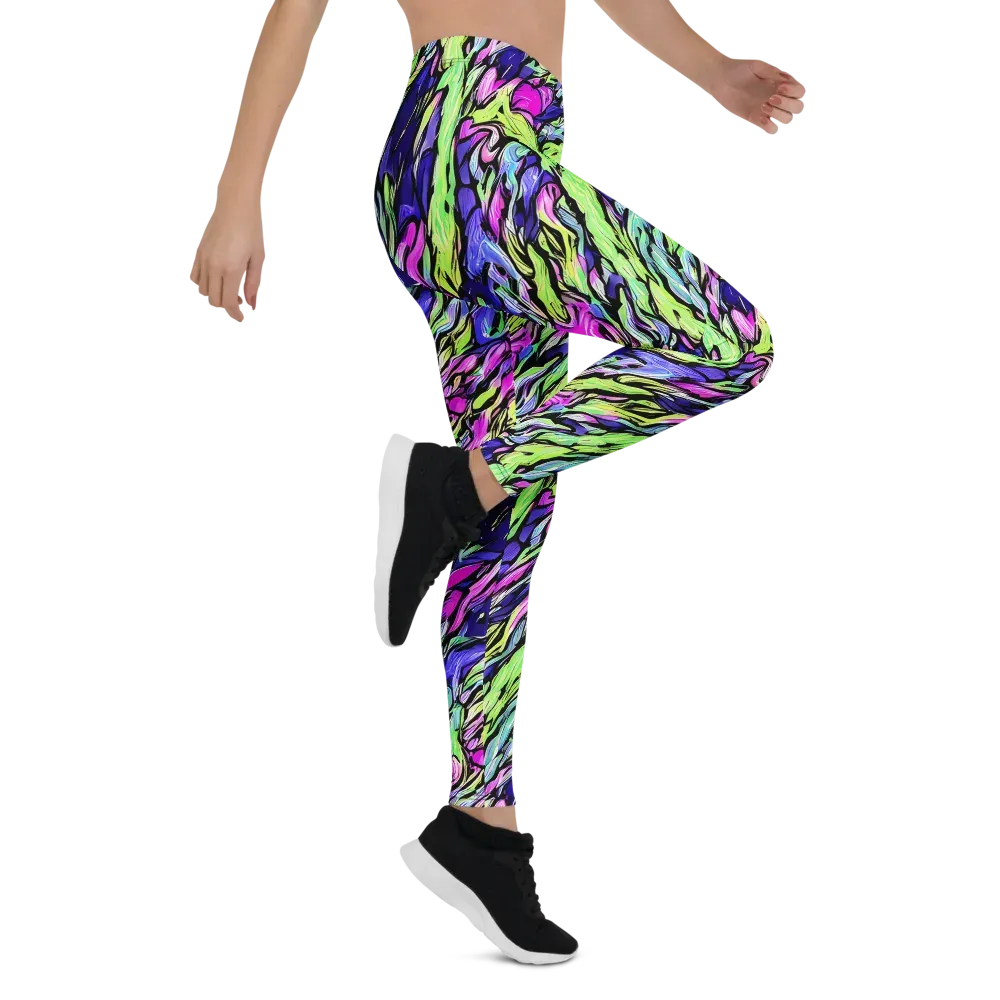 Fluoro Current on Leggings — Right