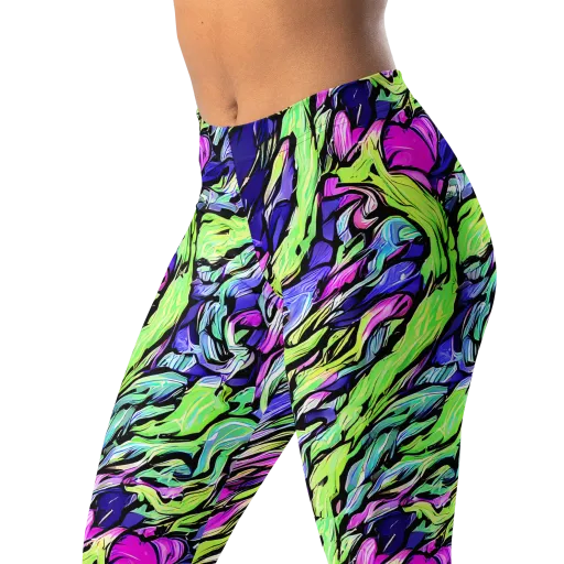 Fluoro Current on a Leggings