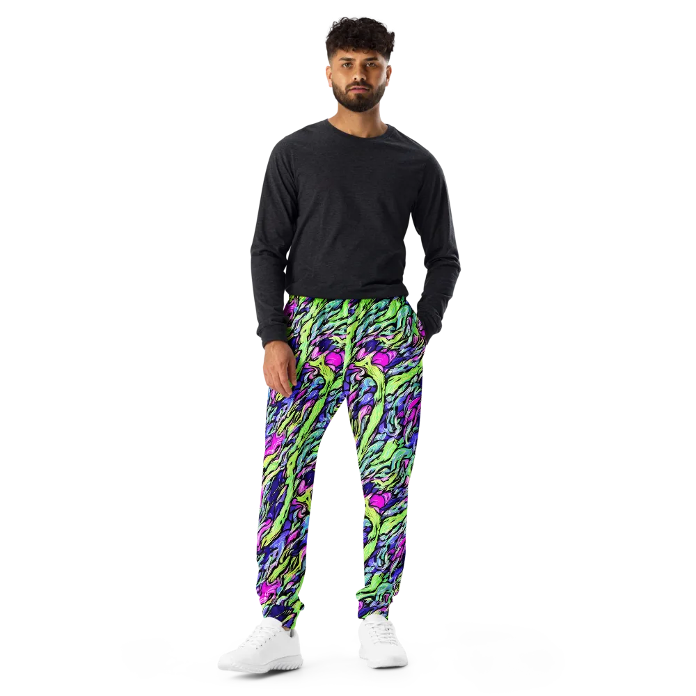 Fluoro Current on Men's Joggers — Front