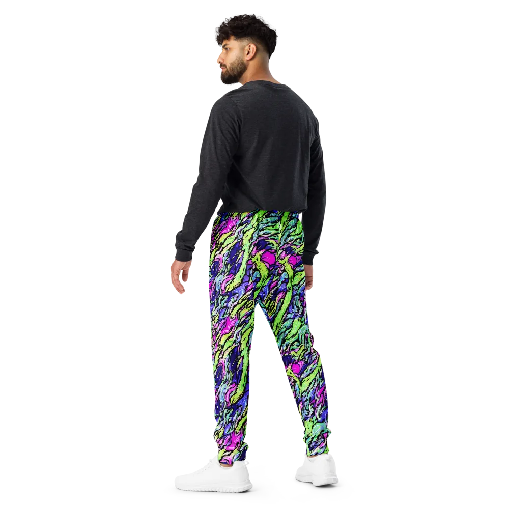 Fluoro Current on Men's Joggers — Back