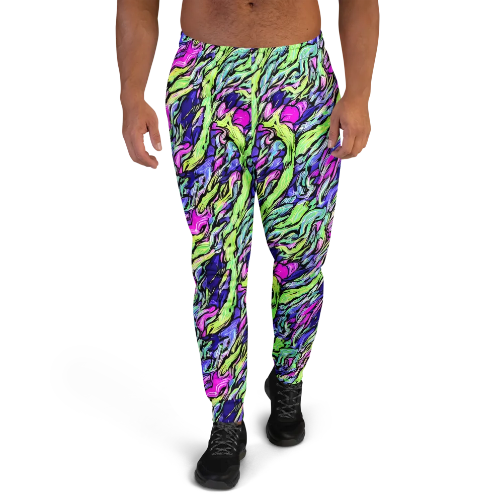 Fluoro Current on Men's Joggers — Front