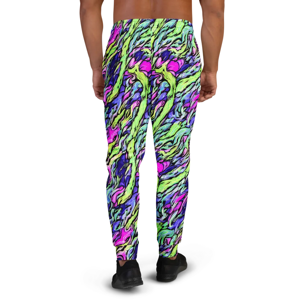 Fluoro Current on Men's Joggers — Back