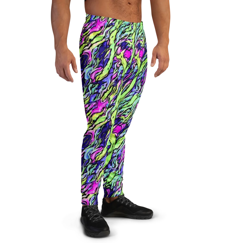Fluoro Current on Men's Joggers — Right