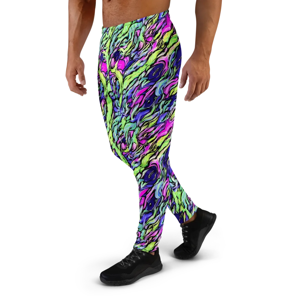 Fluoro Current on Men's Joggers — Left