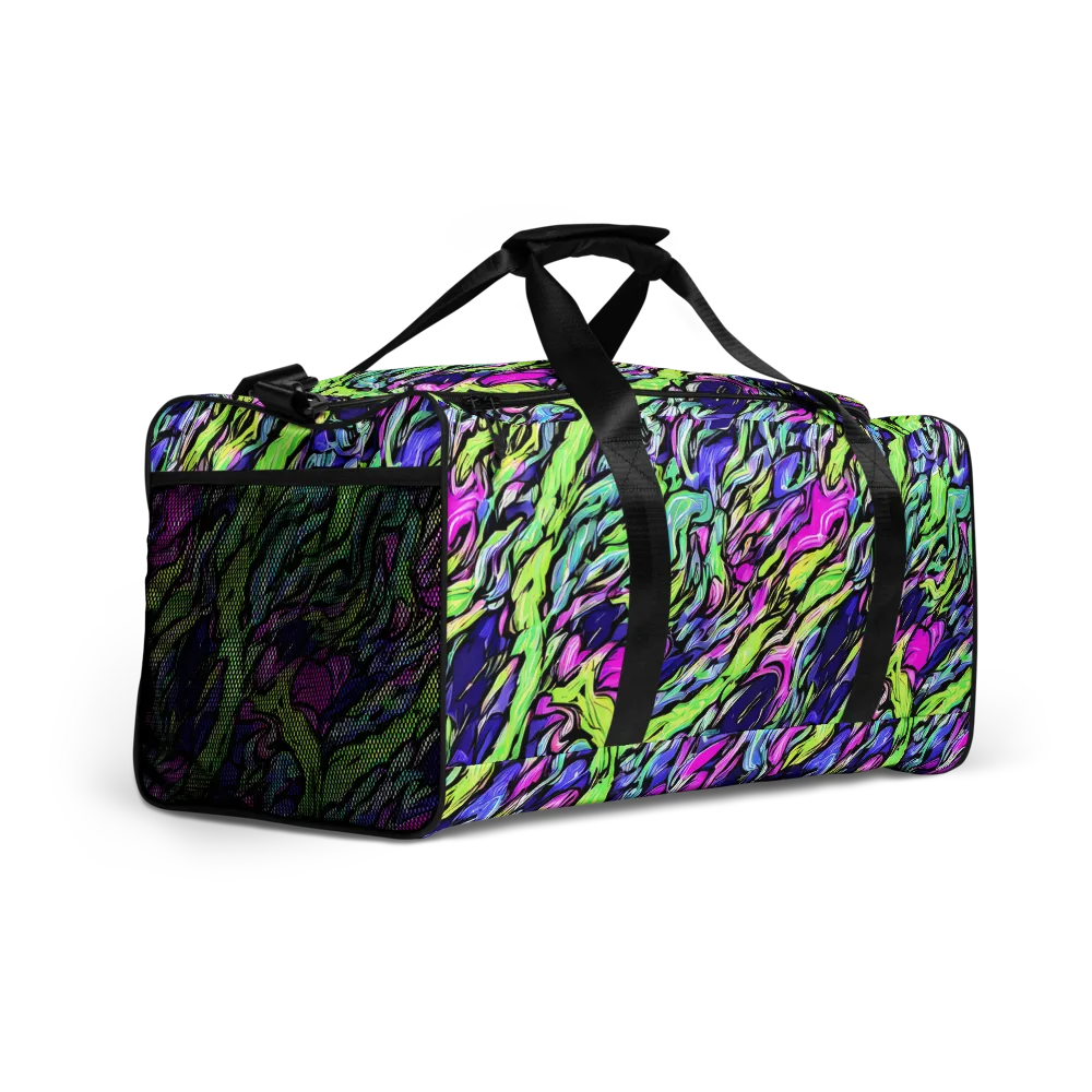 Fluoro Current on Duffle Bag — Right Front