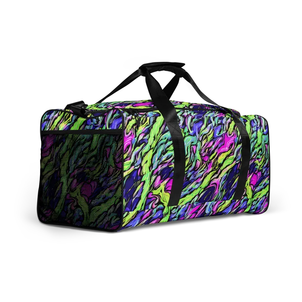 Fluoro Current on Duffle Bag — Right Front