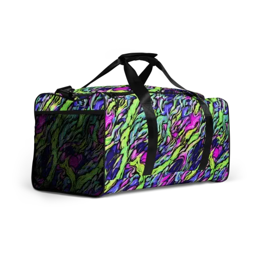 Fluoro Current on a Duffle Bag