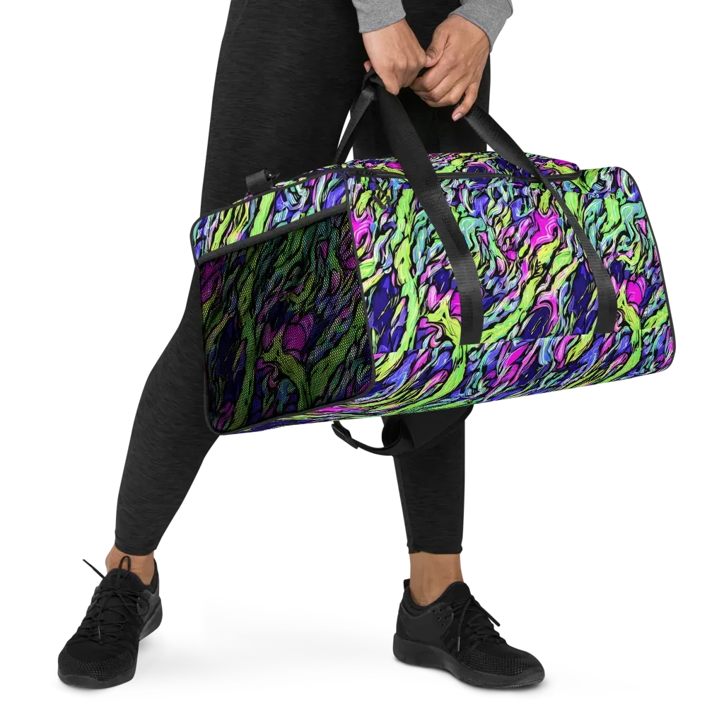Fluoro Current on Duffle Bag — Right Front