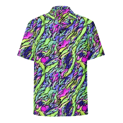 Fluoro Current on a Button Shirt