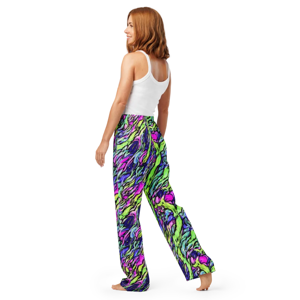 Fluoro Current on Women's Pajama Pants — Back
