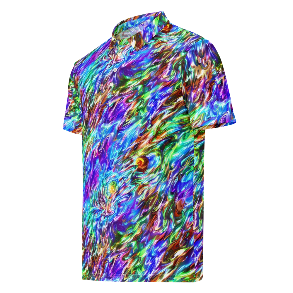 Faini Whirlwind on Men's Slim Fit Polo Shirt — Left Front