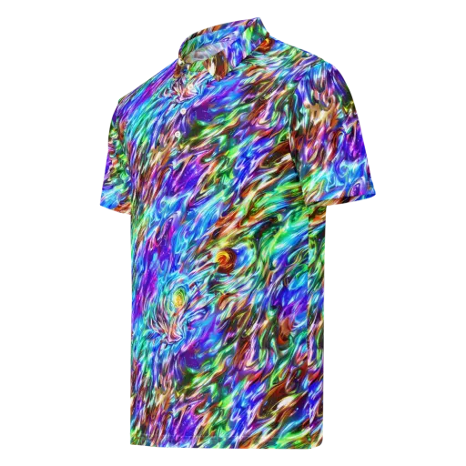 Faini Whirlwind on a Men's Slim Fit Polo Shirt