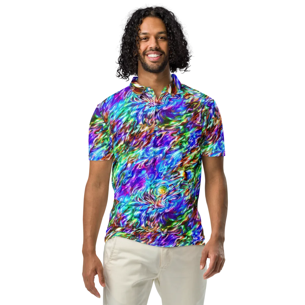Faini Whirlwind on Men's Slim Fit Polo Shirt — Front