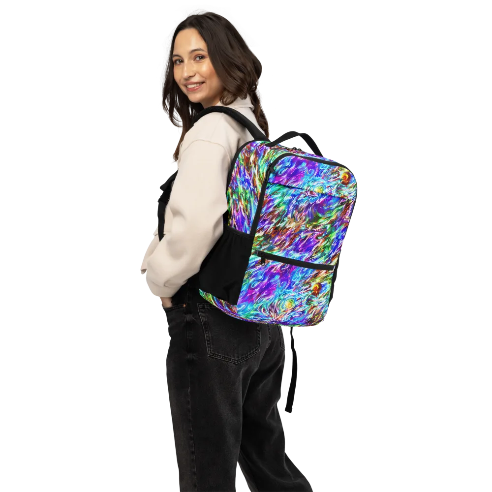 Faini Whirlwind on Utility Backpack — Back