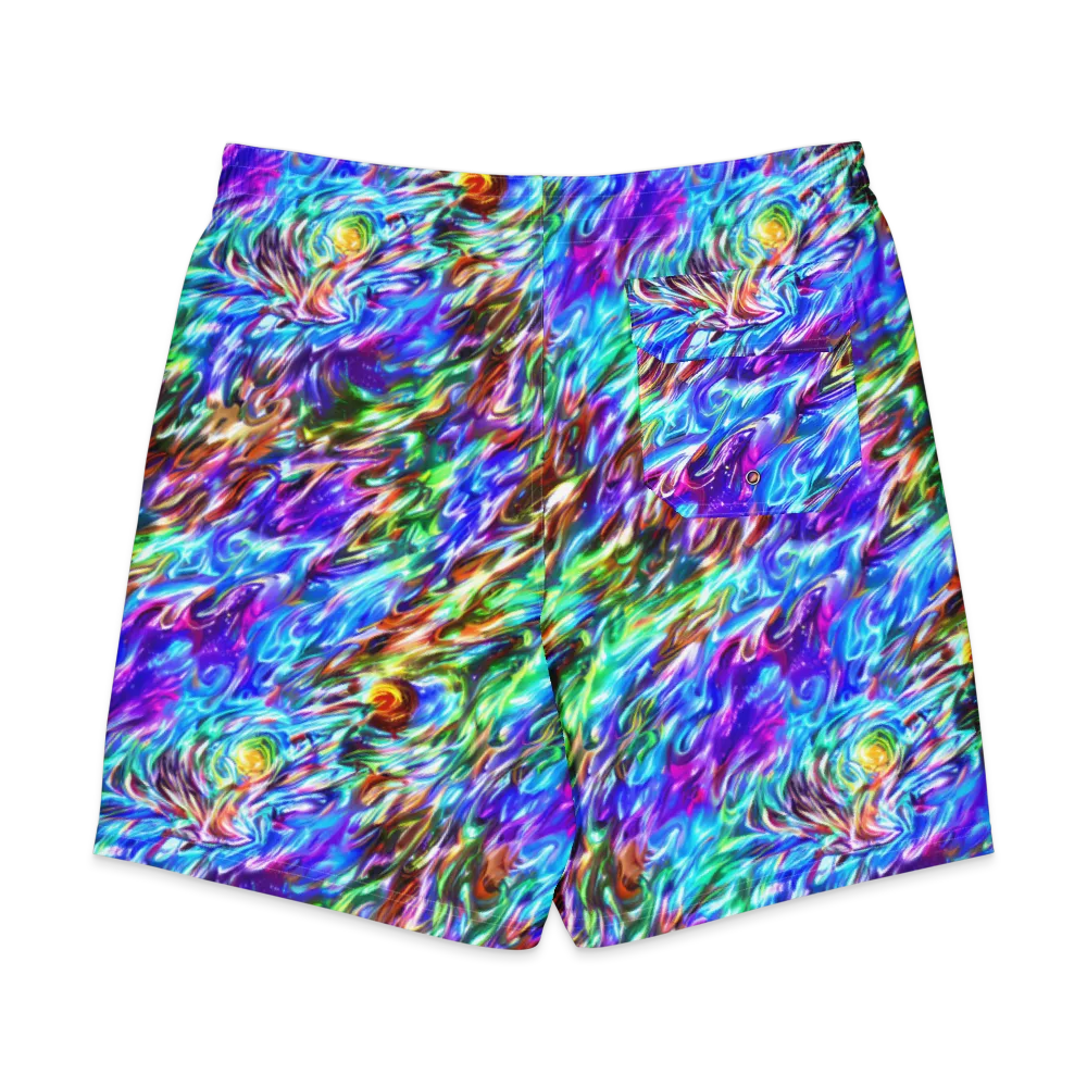 Faini Whirlwind on Men's Board Shorts — Back