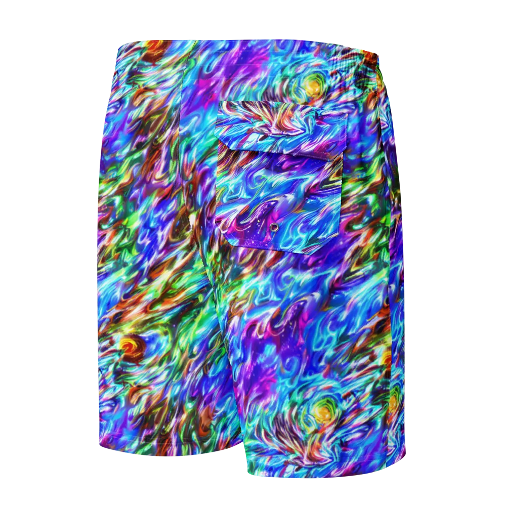 Faini Whirlwind on Men's Board Shorts — Back