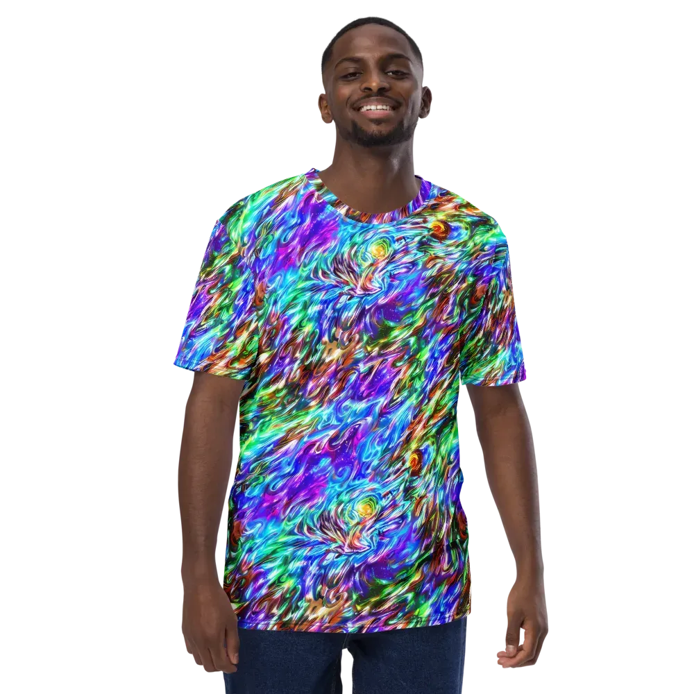 Faini Whirlwind on Men's Crew Neck T-Shirt — Front