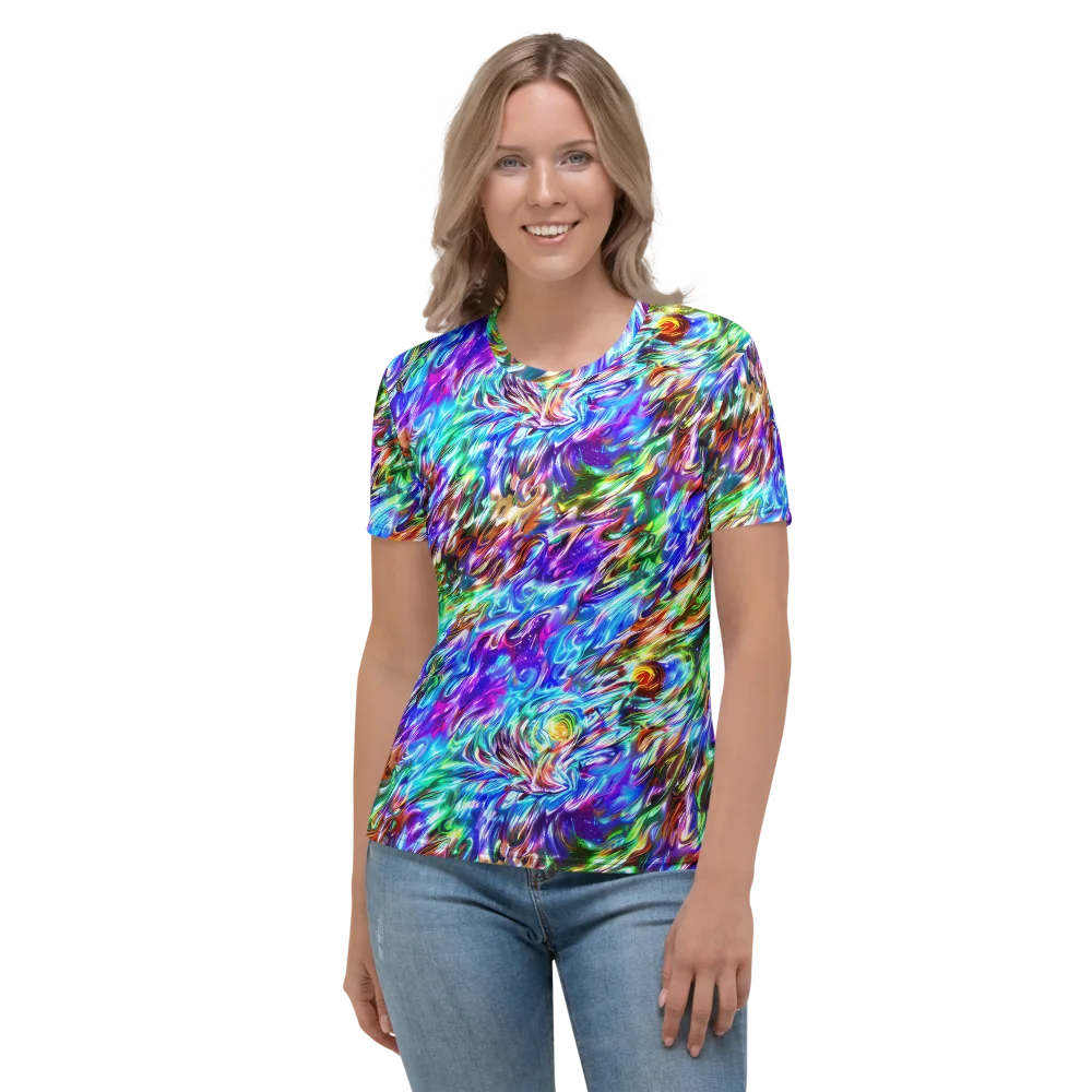 Faini Whirlwind on Women's Crew Neck T-Shirt — Front
