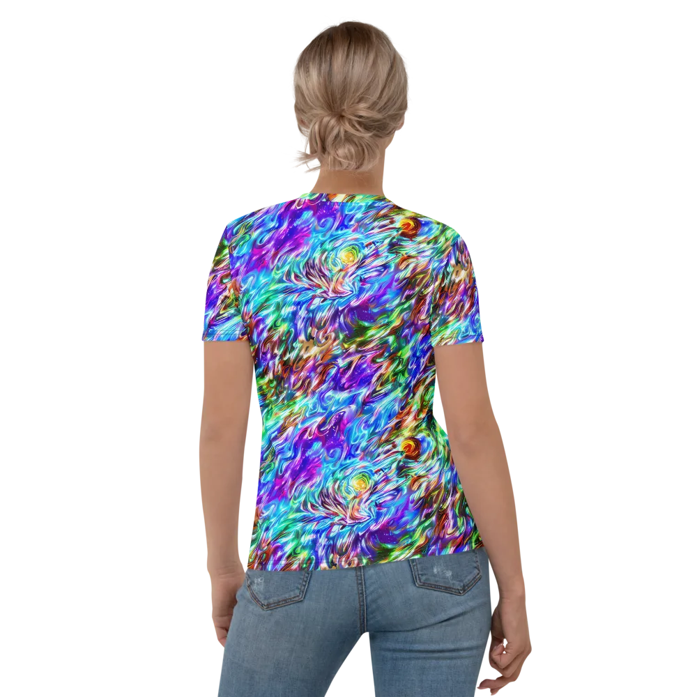 Faini Whirlwind on Women's Crew Neck T-Shirt — Back