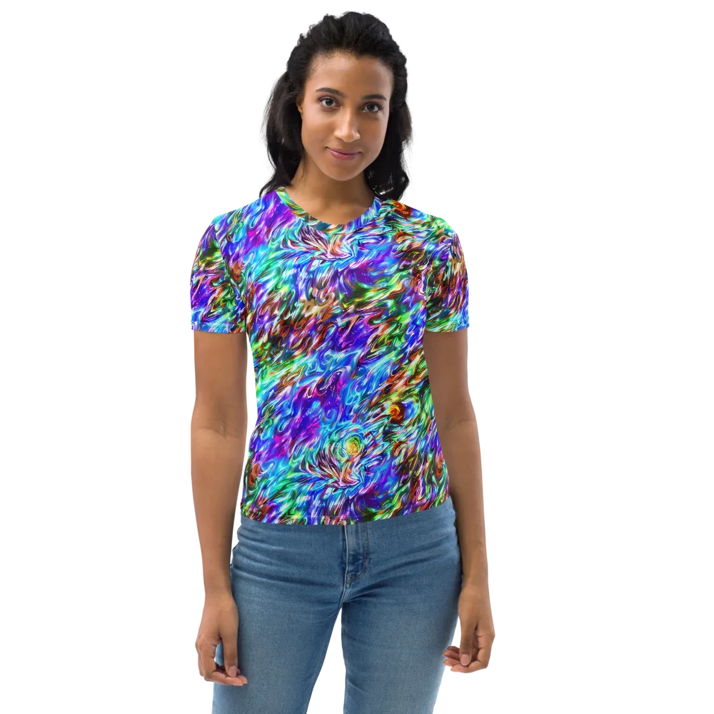 Faini Whirlwind on Women's Crew Neck T-Shirt — Front