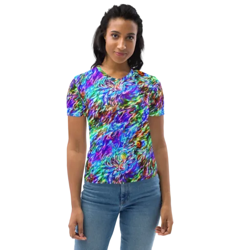 Faini Whirlwind on a Women's Crew Neck T-Shirt