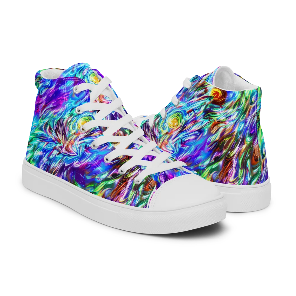 Faini Whirlwind on Women's High Top Canvas Shoes — Right