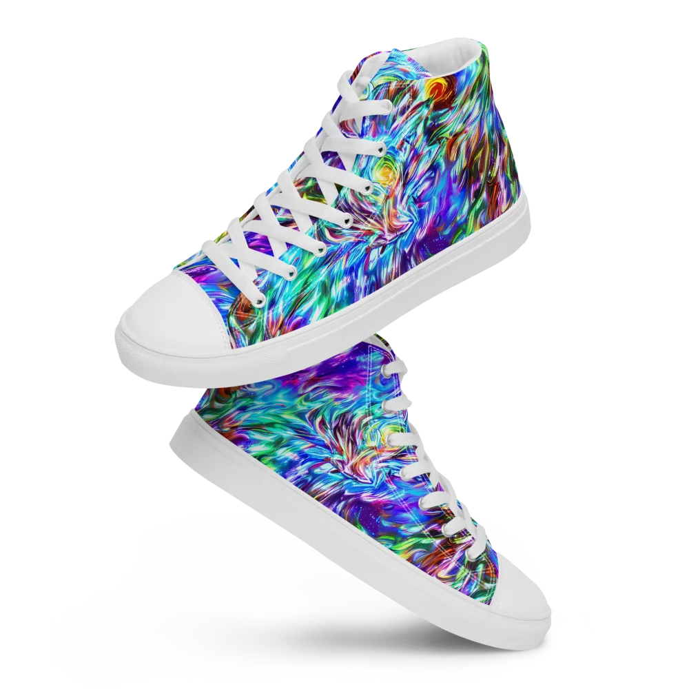 Faini Whirlwind on Women's High Top Canvas Shoes — Front