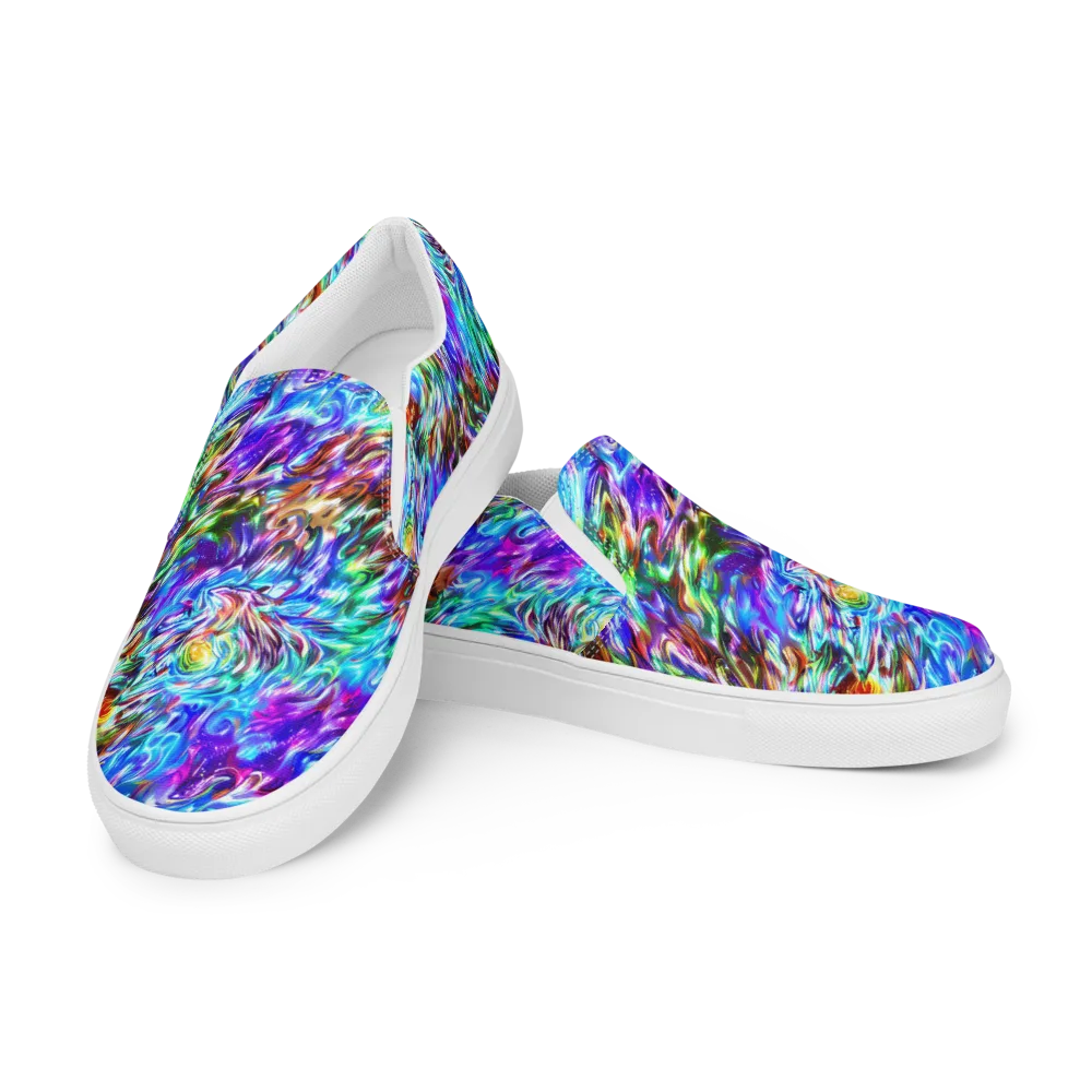 Faini Whirlwind on Men's Slip-On Canvas Shoes — Left Front
