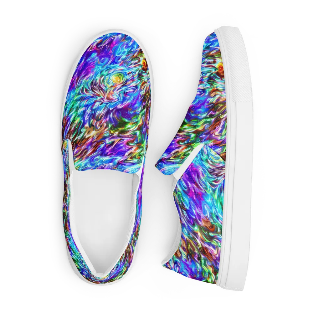 Faini Whirlwind on Men's Slip-On Canvas Shoes — Front