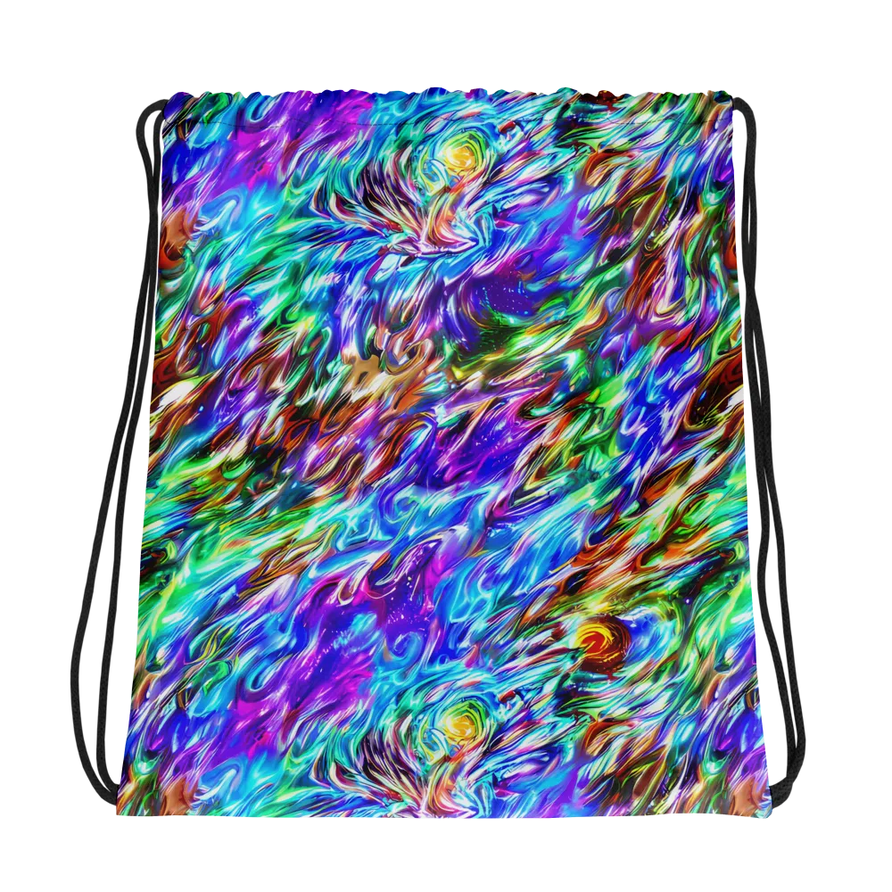 Faini Whirlwind on Drawstring Bag — Photo