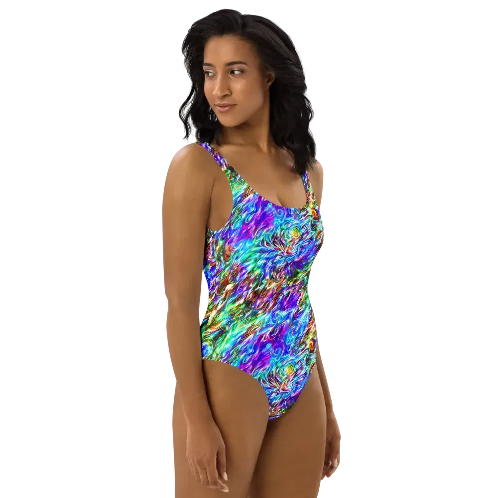 Faini Whirlwind on One-Piece Swimsuit — Right