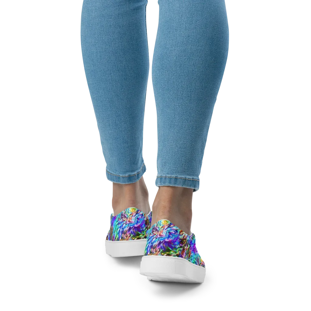 Faini Whirlwind on Women's Slip-On Canvas Shoes — Back