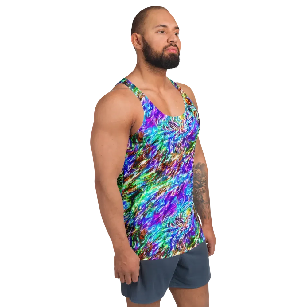 Faini Whirlwind on Men's Tank Top — Right Front